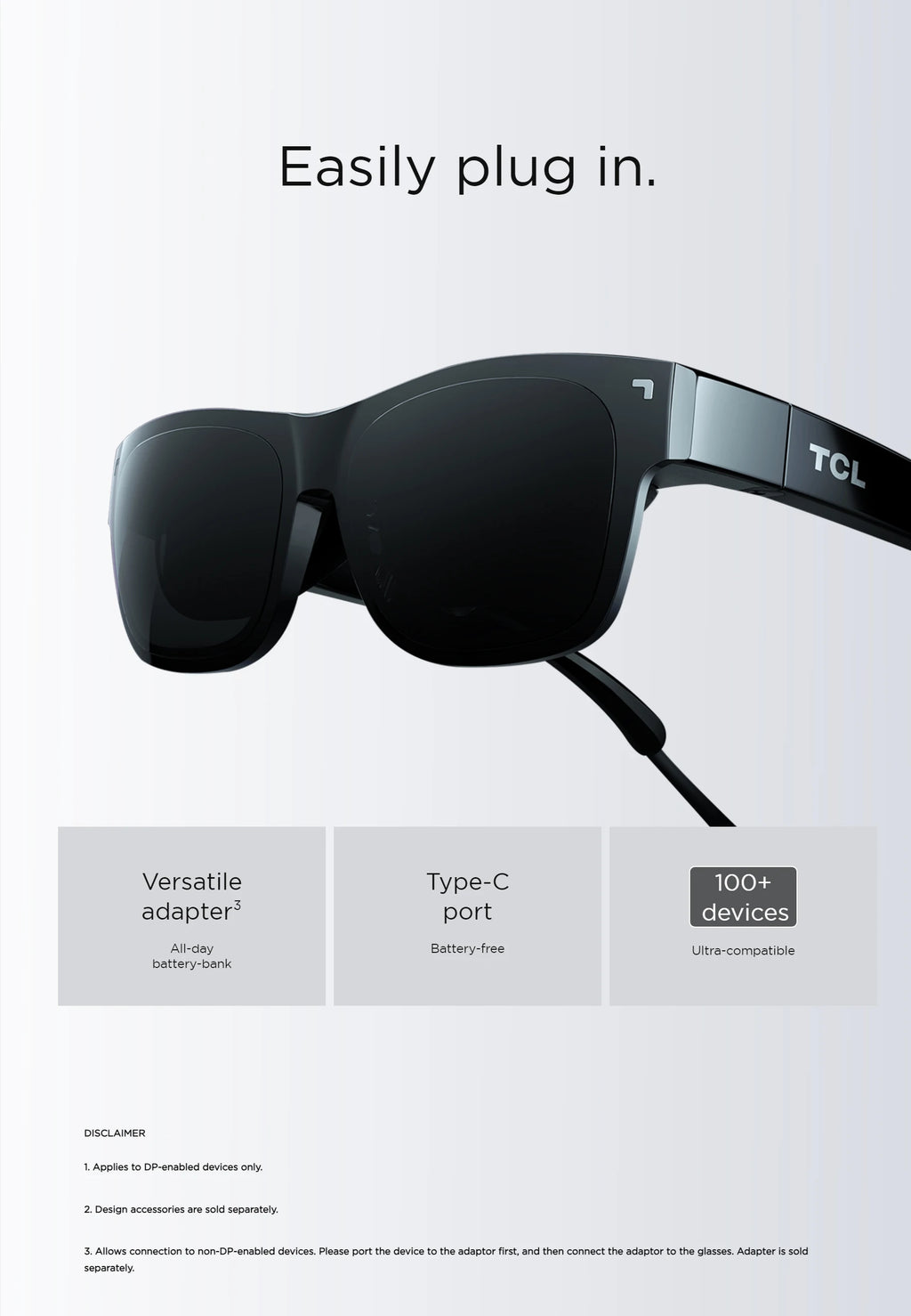 RayNeo TCL NXTWEAR AIR AR Glasses 140inch Portable HD Giant Screen Dual Full HD Micro-OLED Display Private Cinema for Phone