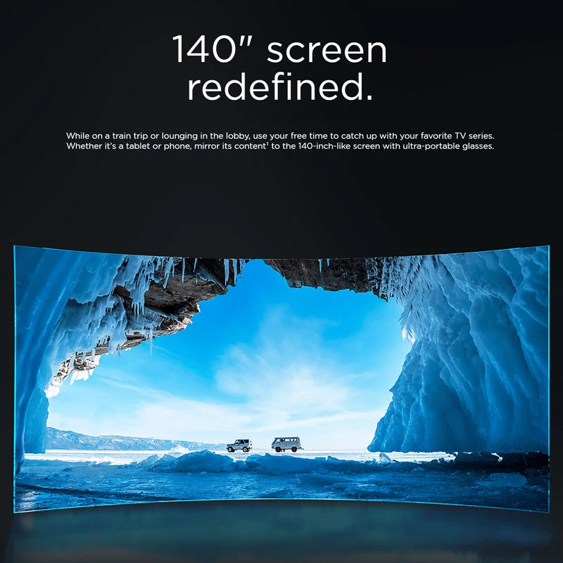 RayNeo TCL NXTWEAR AIR AR Glasses 140inch Portable HD Giant Screen Dual Full HD Micro-OLED Display Private Cinema for Phone